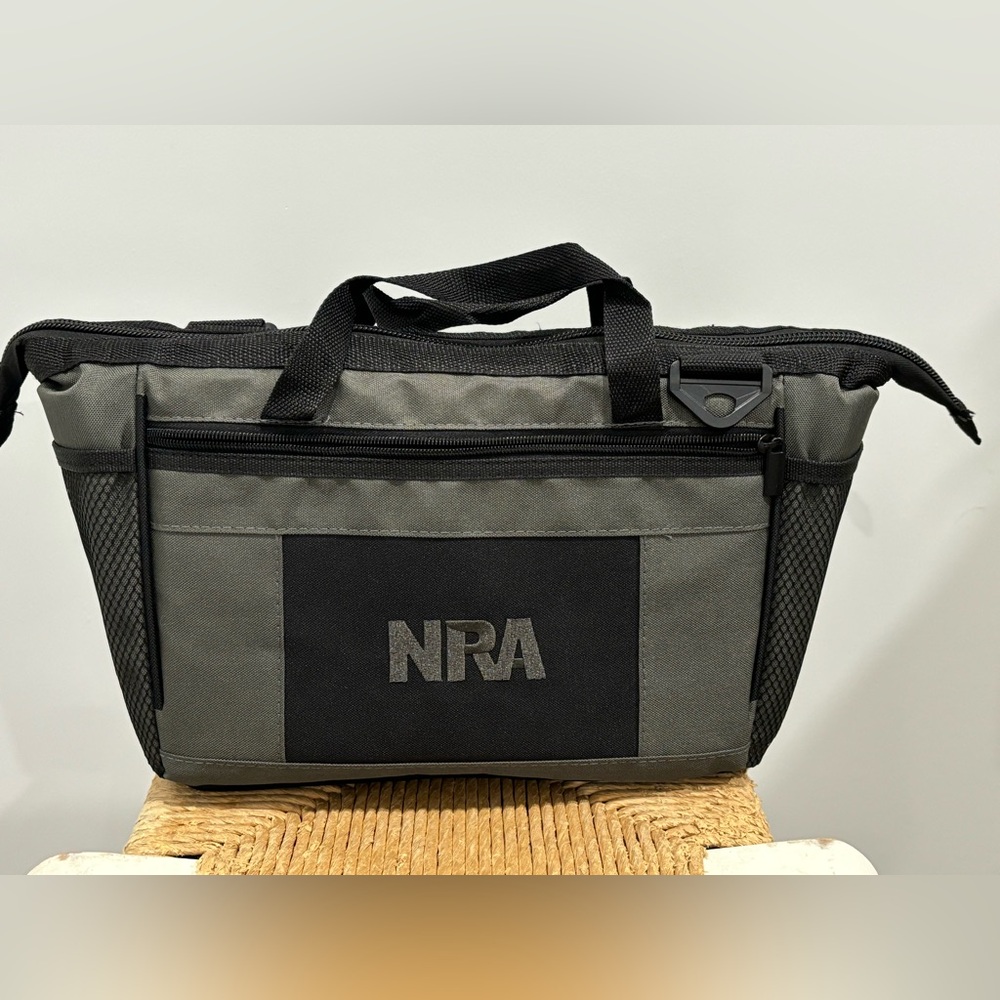 NRA Soft Side Insulated Cooler Lunch Bag Xmas Gifts Dad Grandpa Hunting Fishing
